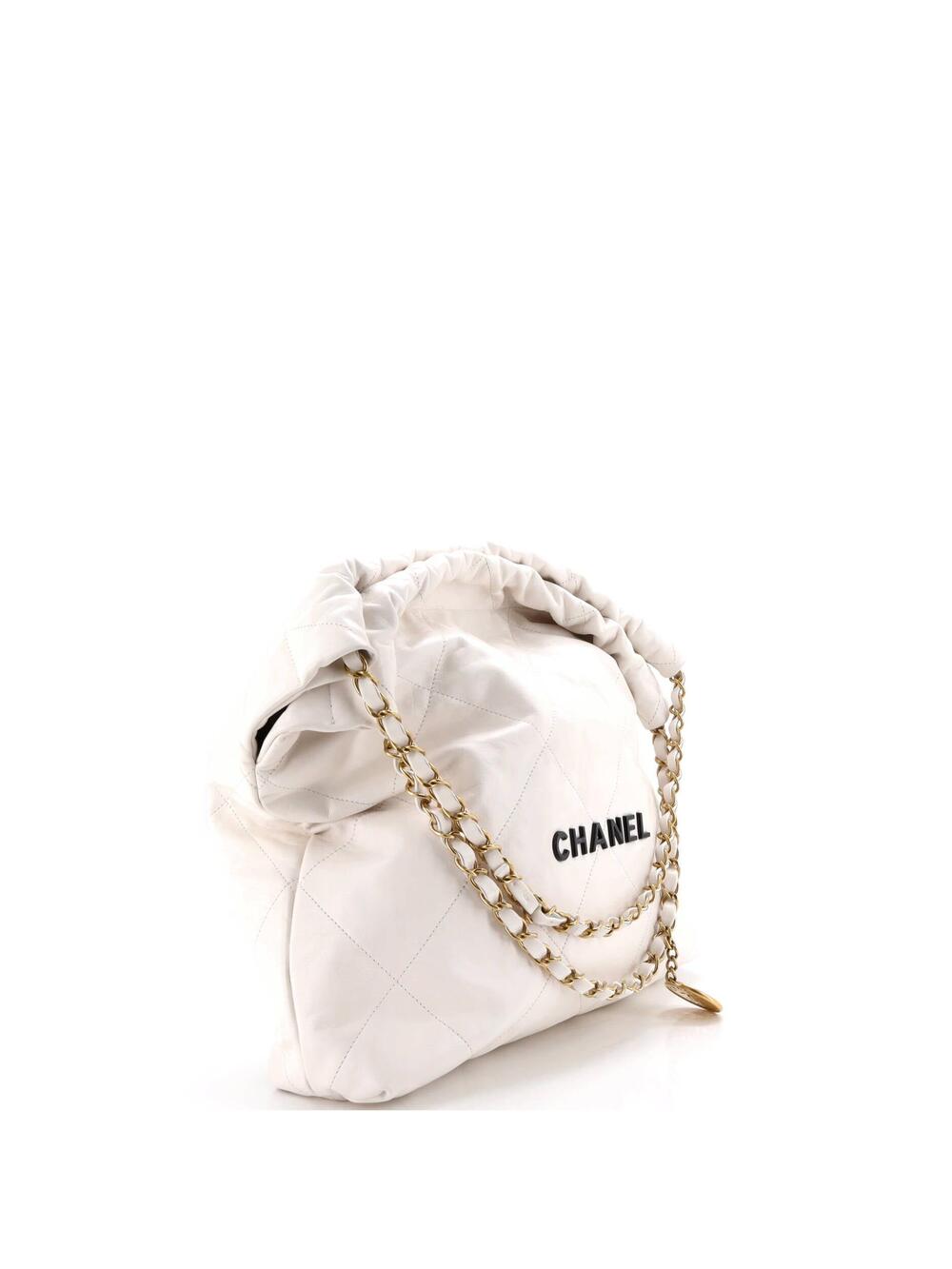 Chanel 22 Chain Hobo Quilted Calfskin #281424C47B - Picture 3 of 8